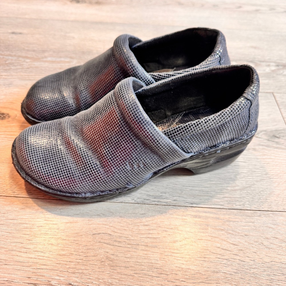 BOC Comfort Clogs Slip On Shoes Work Casual Everyday Blue Gray‎ 8.5